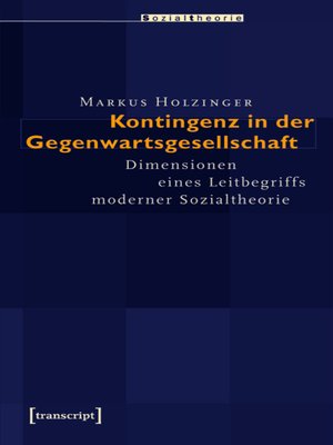 cover image of Kontingenz in der Gegenwartsgesellschaft